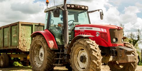 Massey Ferguson in a farm